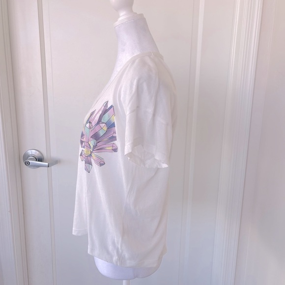 Wildfox Hands Off Chrissy V-neck T-shirt | White - Picture 5 of 10